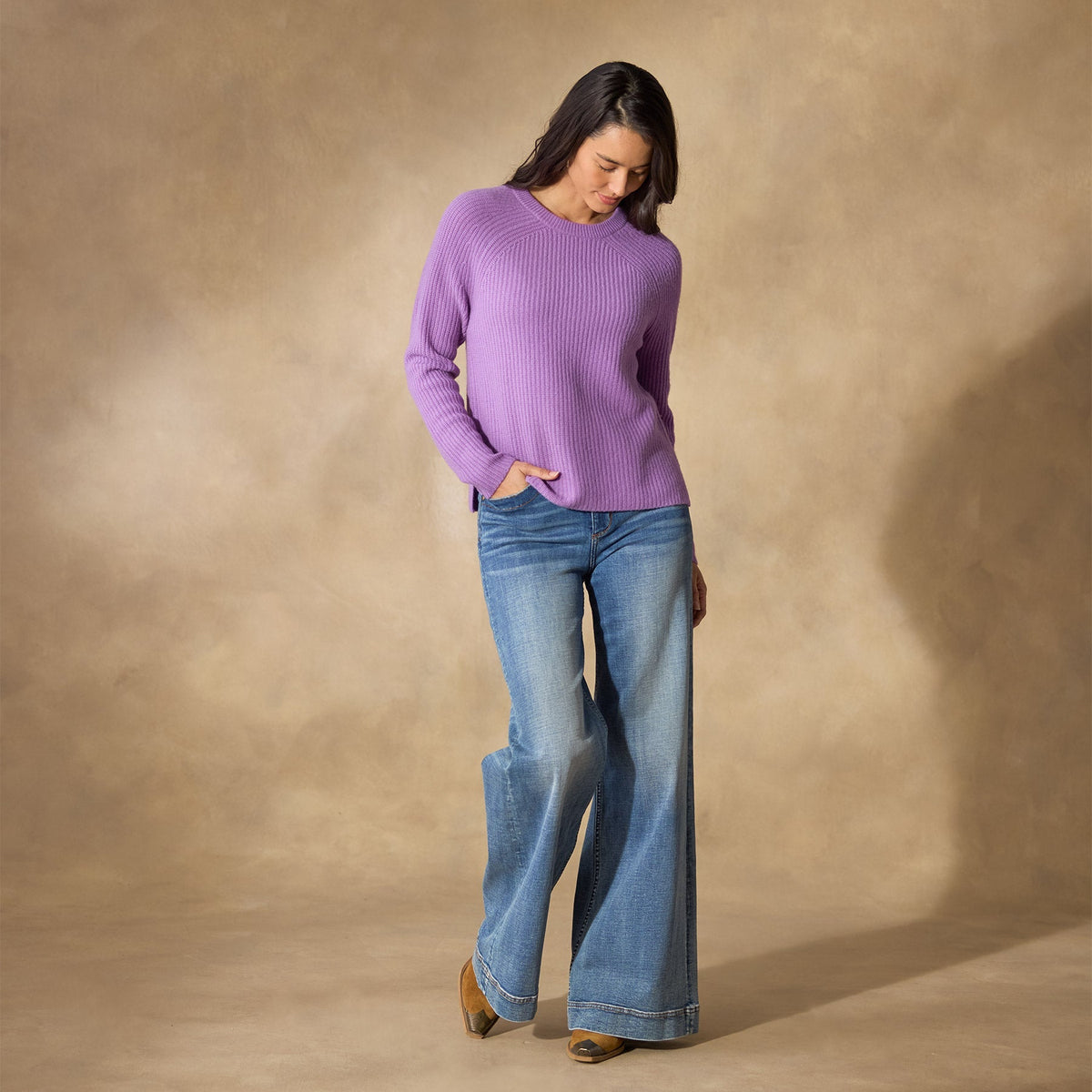 Acadia Cashmere Sweater. Petite
