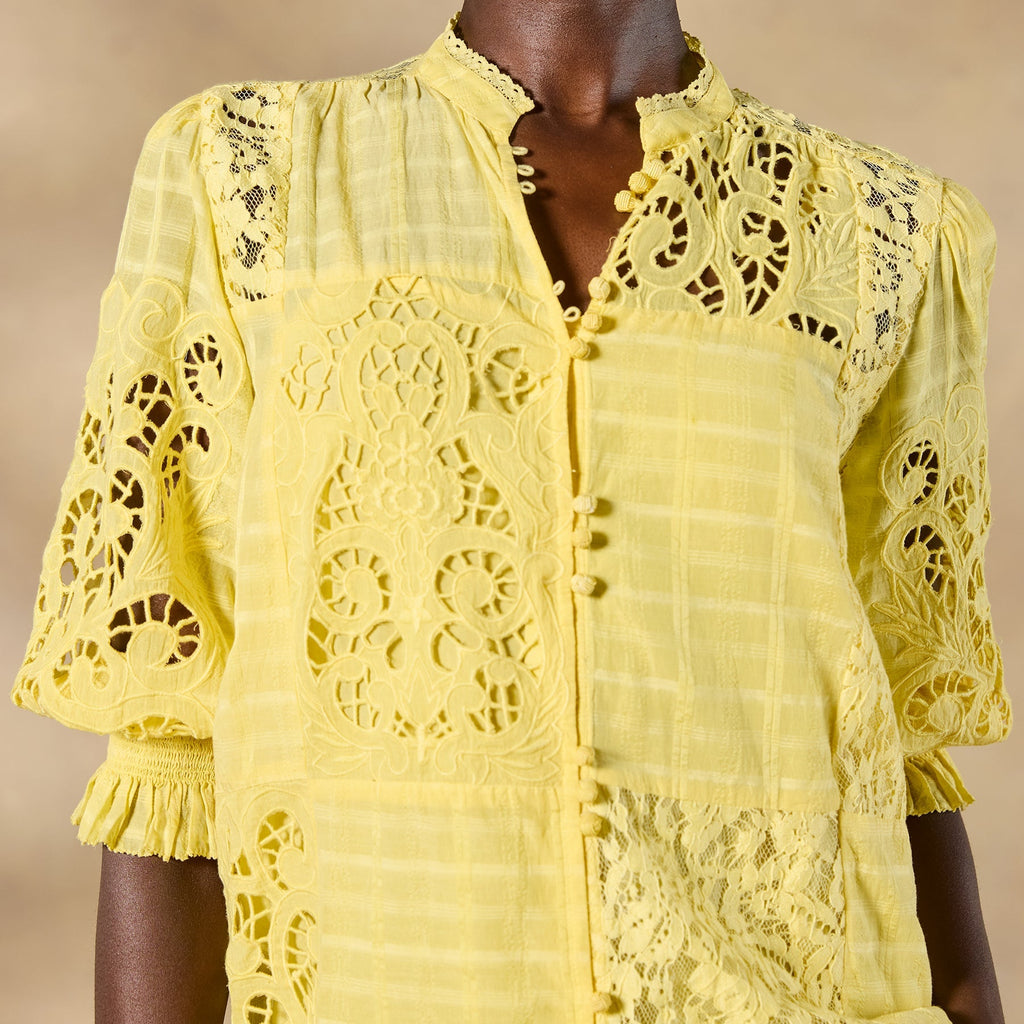 Garbo Lace Top