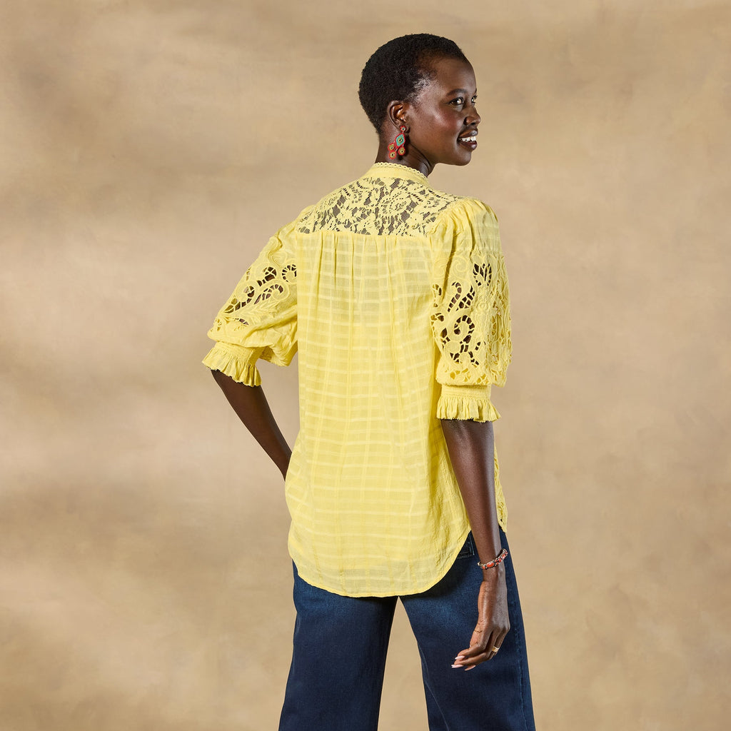 Garbo Lace Top. Petite