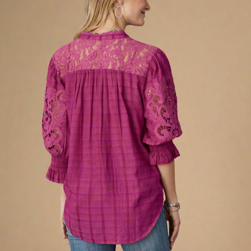 Garbo Lace Top. Petite