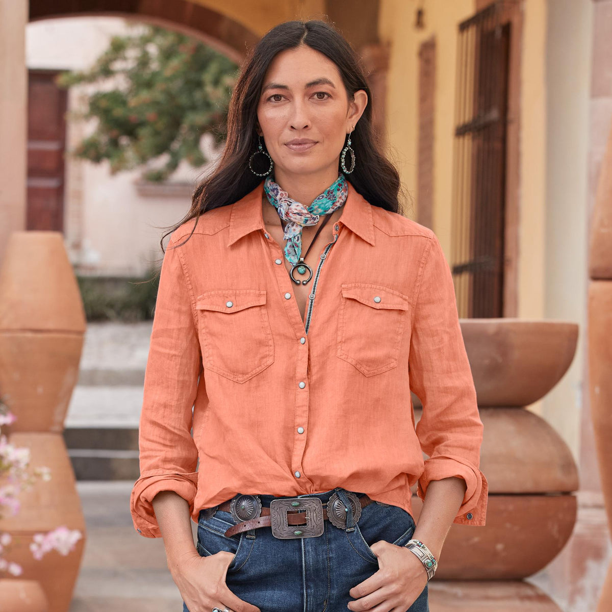 Willow Linen Shirt ¨C Petites