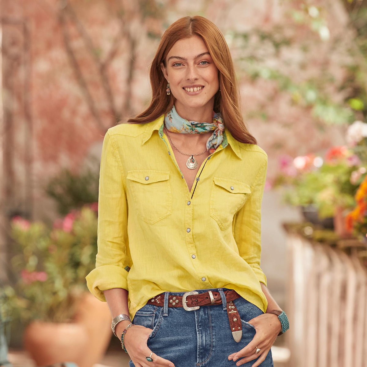 Willow Linen Shirt ¨C Petites