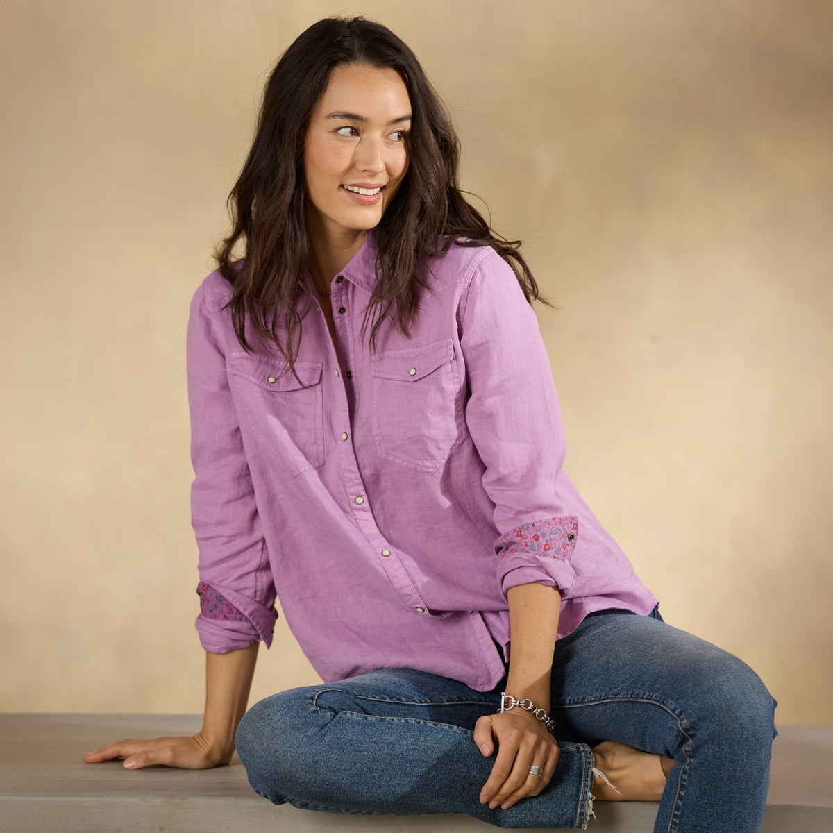 Willow Linen Shirt ¨C Petites