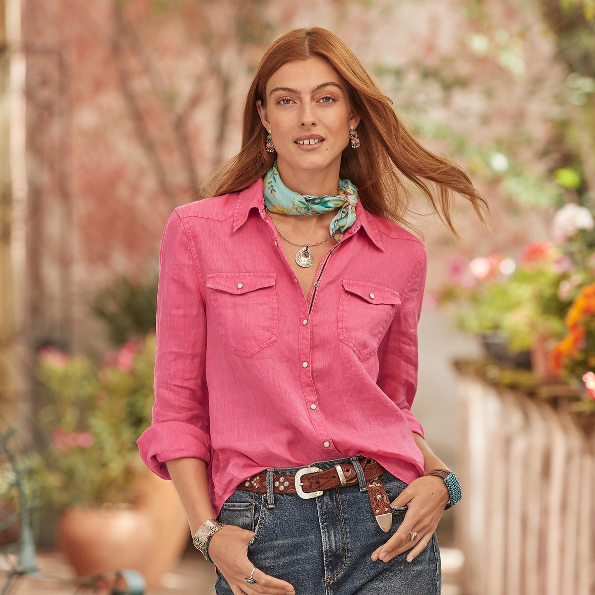 Willow Linen Shirt ¨C Petites
