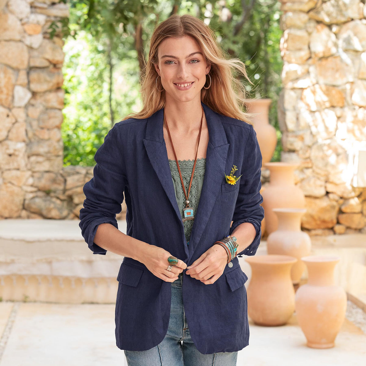 Iris Solid Blazer