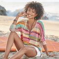 Johanna Striped Sweater. Petite