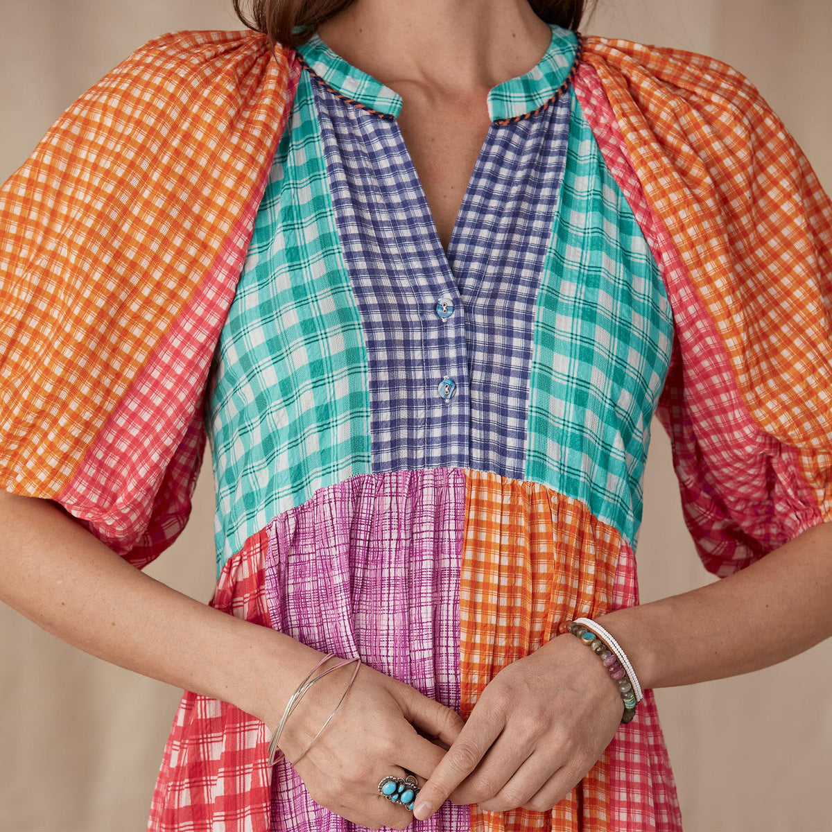 Kim Patchwork Dress