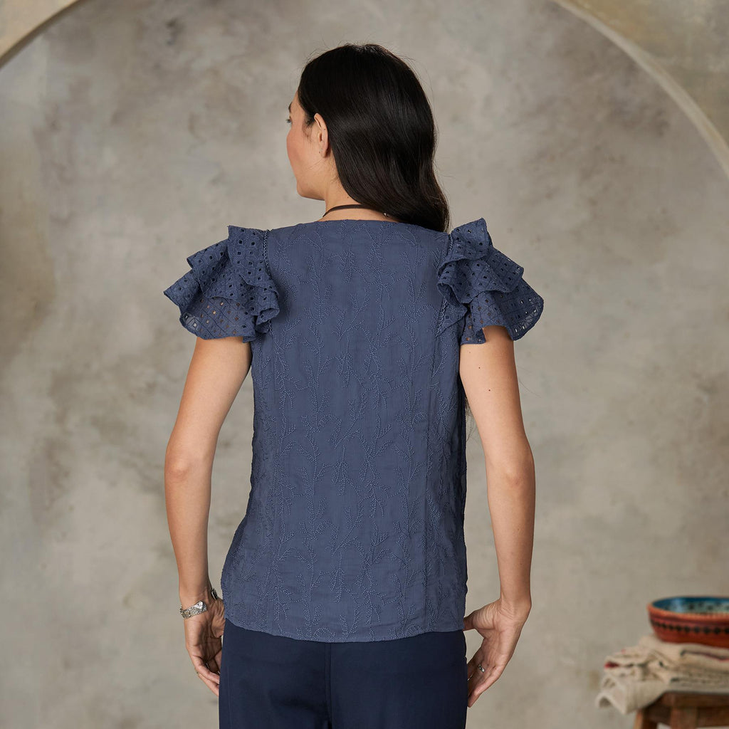 Lille Flutter Top. Petite