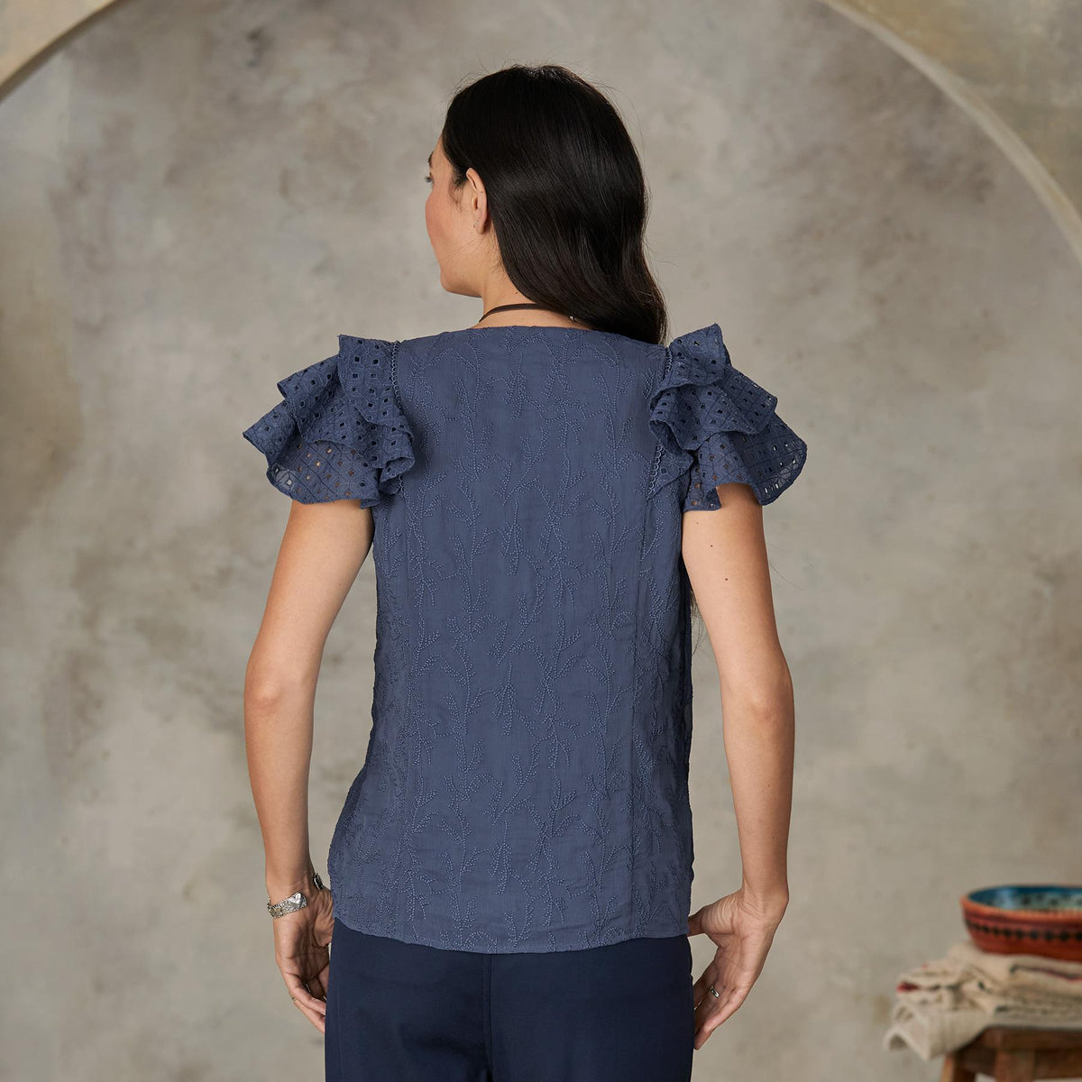 Lille Flutter Top. Petite
