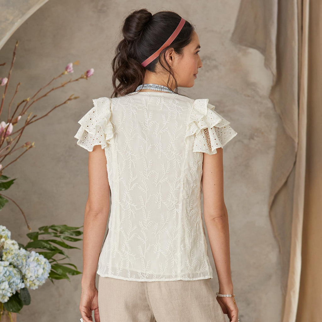 Lille Flutter Top. Petite