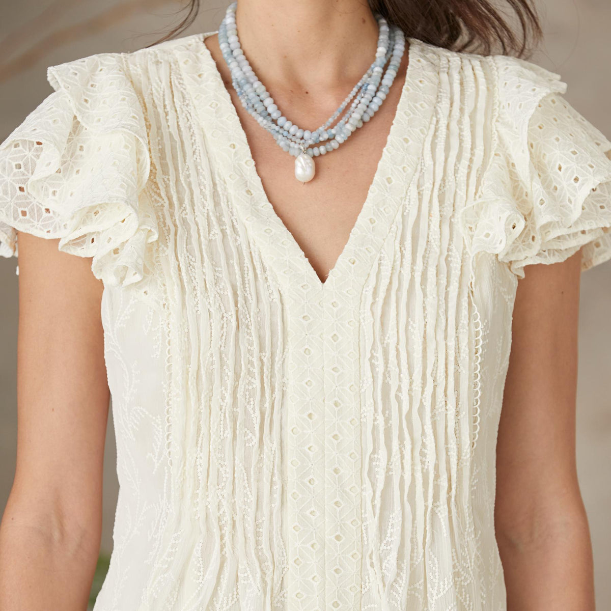 Lille Flutter Top. Petite
