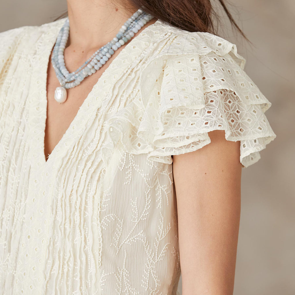 Lille Flutter Top. Petite
