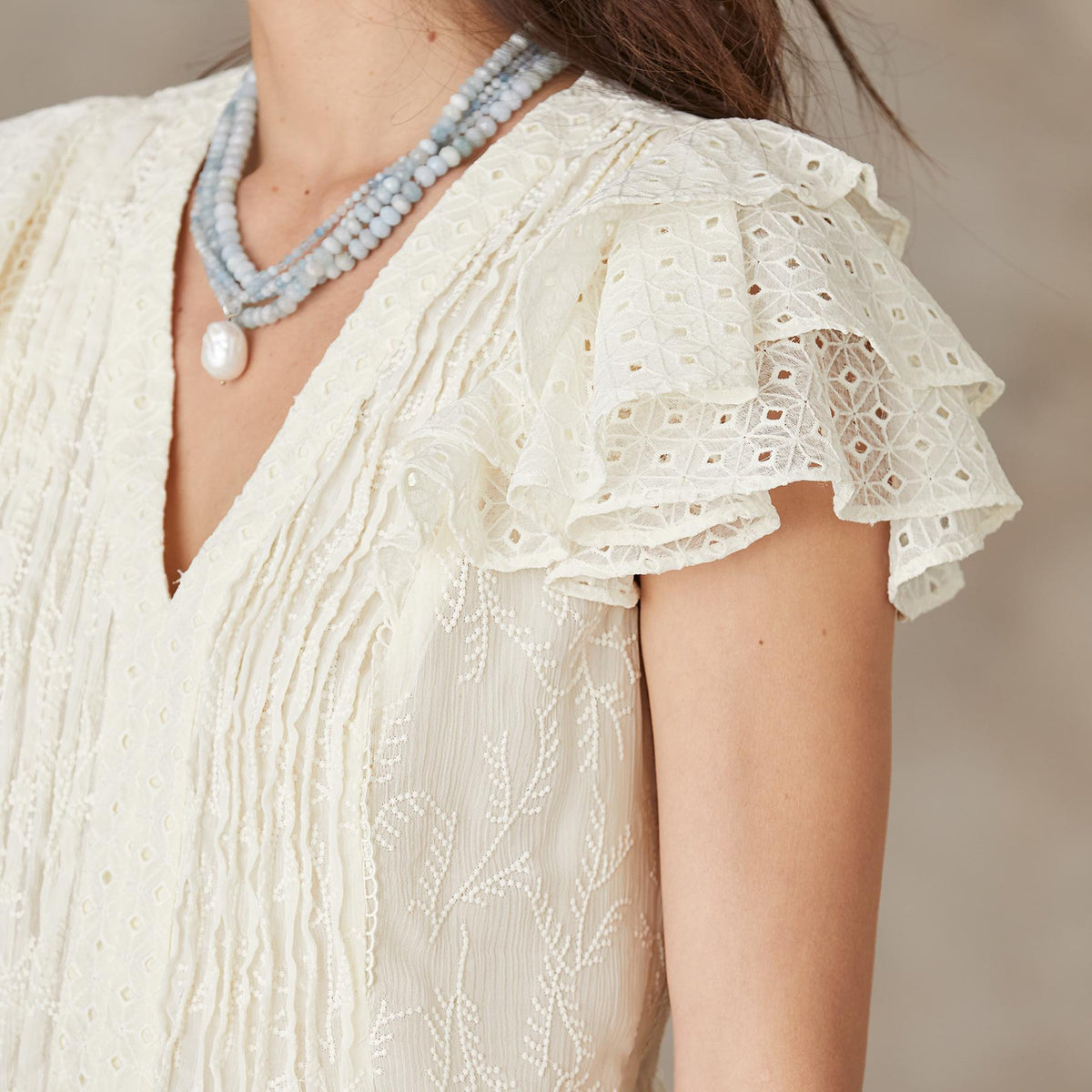 Lille Flutter Top. Petite