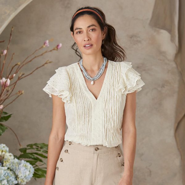 Lille Flutter Top. Petite