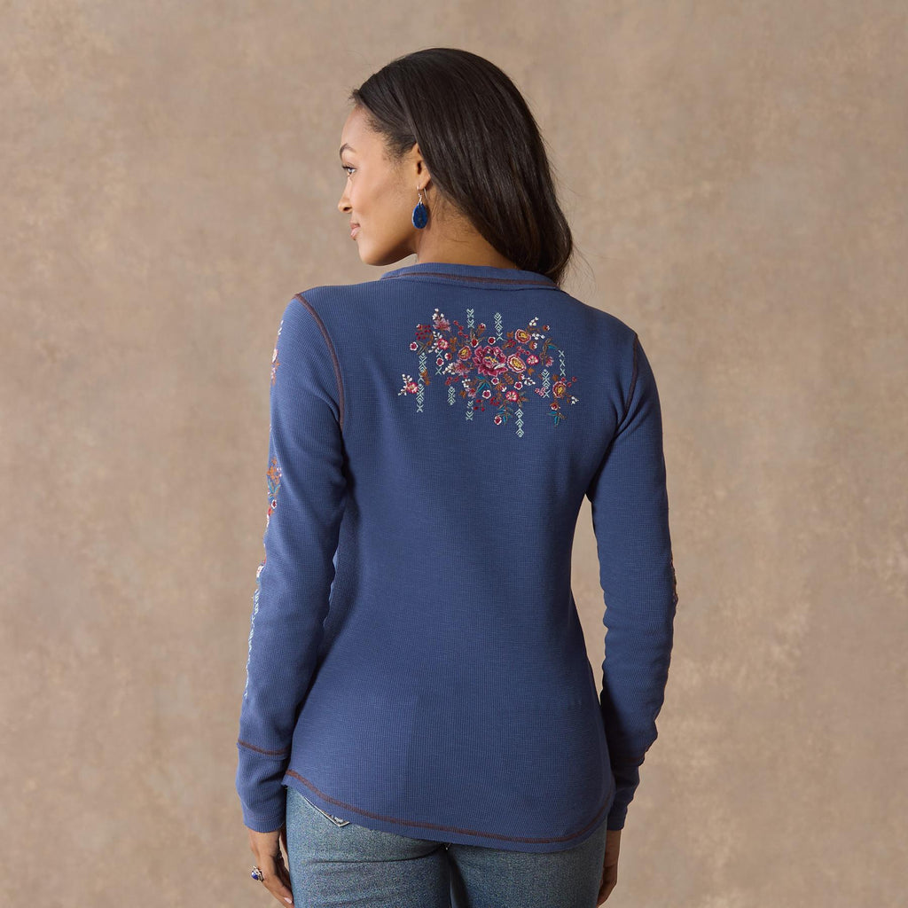 Fayette Floral Henley