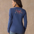 Fayette Floral Henley. Petite
