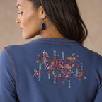 Fayette Floral Henley. Petite