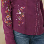 Fayette Floral Henley. Petite