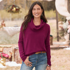 Giovanna Cashmere Cowlneck. Petite