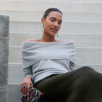 Giovanna Cashmere Cowlneck. Petite