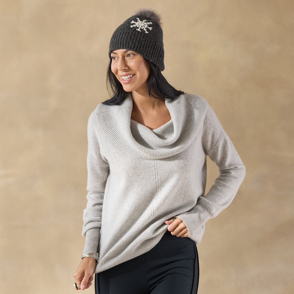 Giovanna Cashmere Cowlneck. Petite