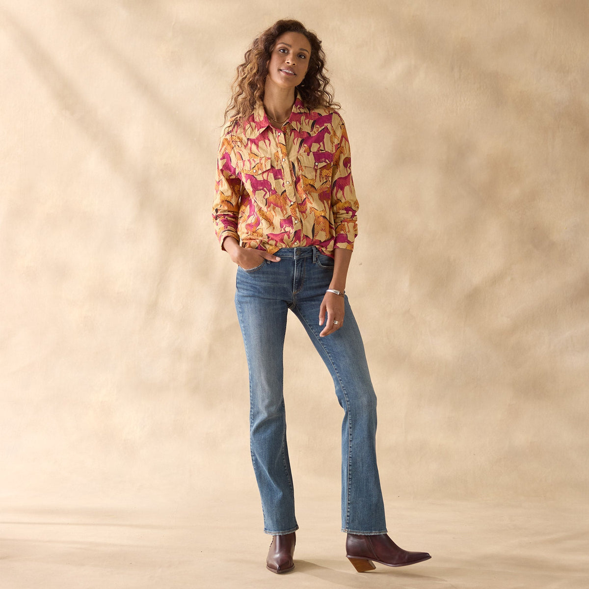 Equestrian Joy Shirt. Petite