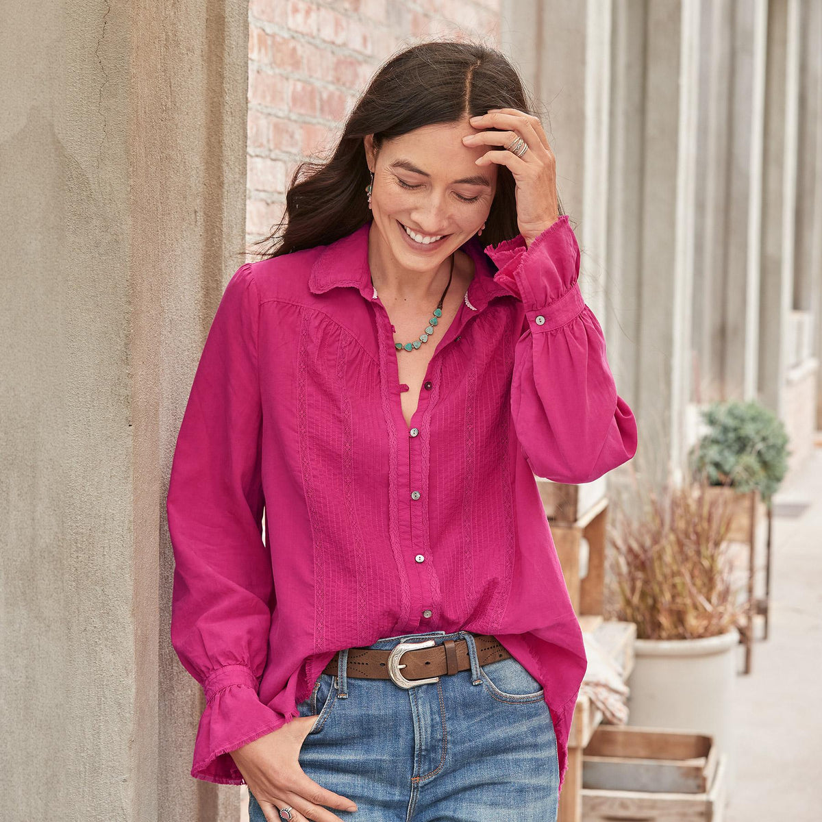 Suzanna Saddle Tunic. Petite