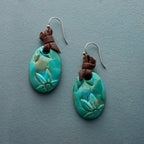 Turquoise Cartouche Earrings
