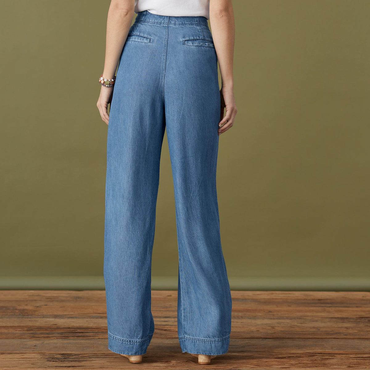 Oaklee Denim Pants. Petite