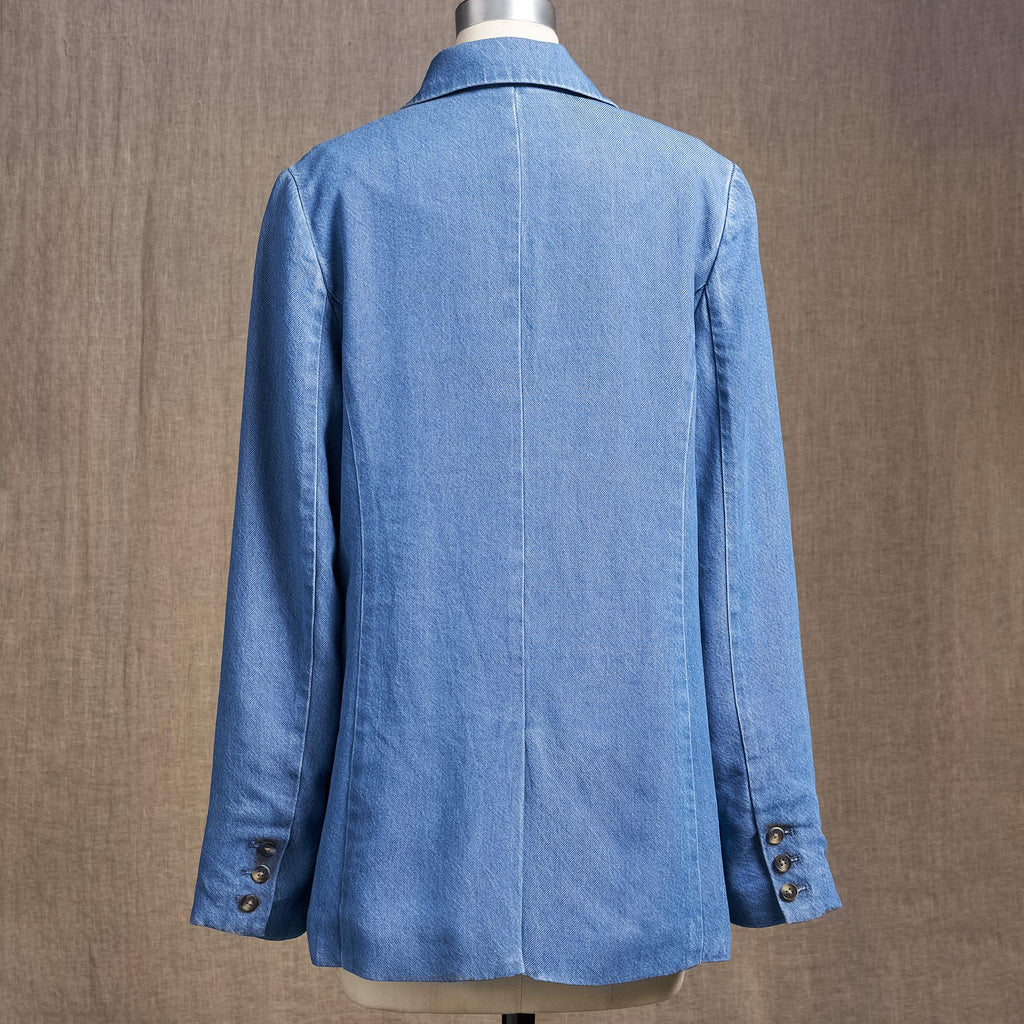 Oaklee Denim Blazer. Petite