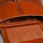 Tooled Garden Saddle Bag