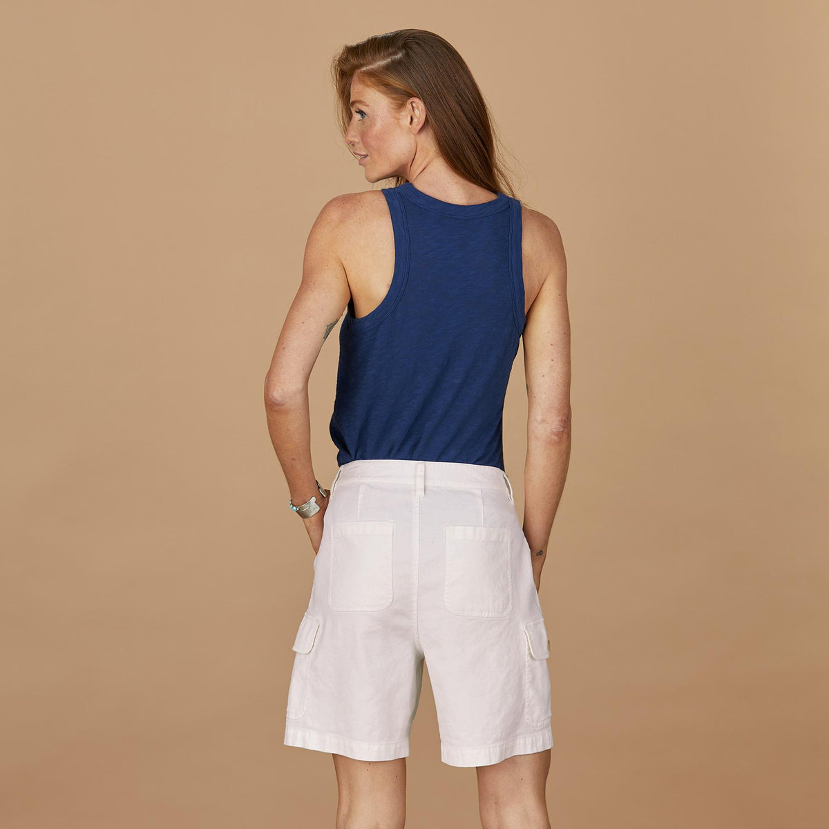 Safari Wonder Linen Shorts. Petite