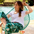 Ultimate Airy Slub Scoopneck Tee. Petite