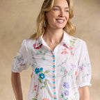 Evangelina Smocked Shirt