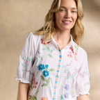 Evangelina Smocked Shirt