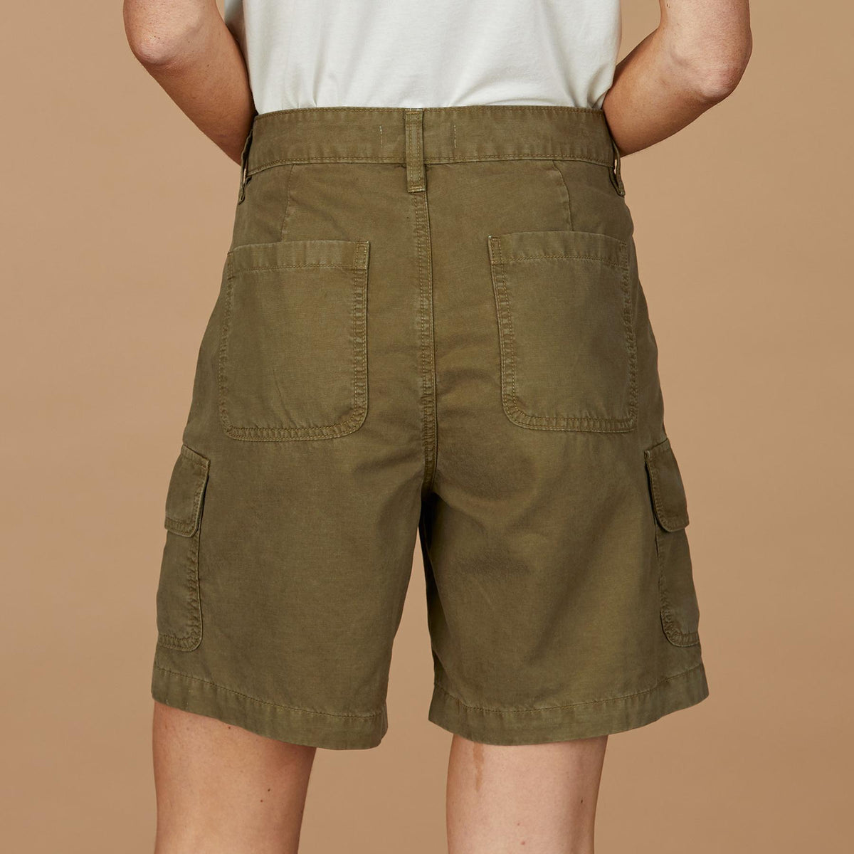 Safari Dream Tencel Shorts. Petite