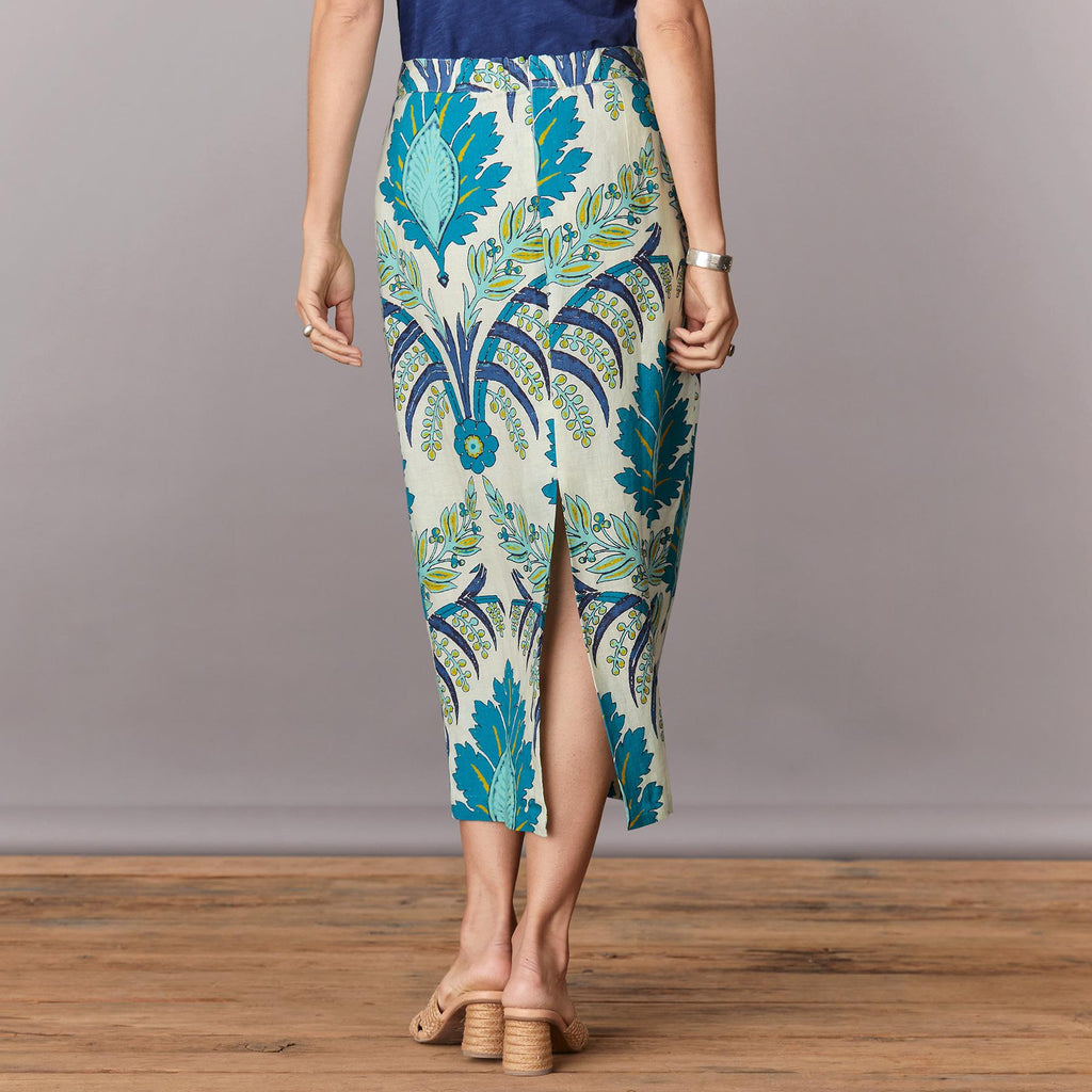 Verenia Linen Skirt. Petite