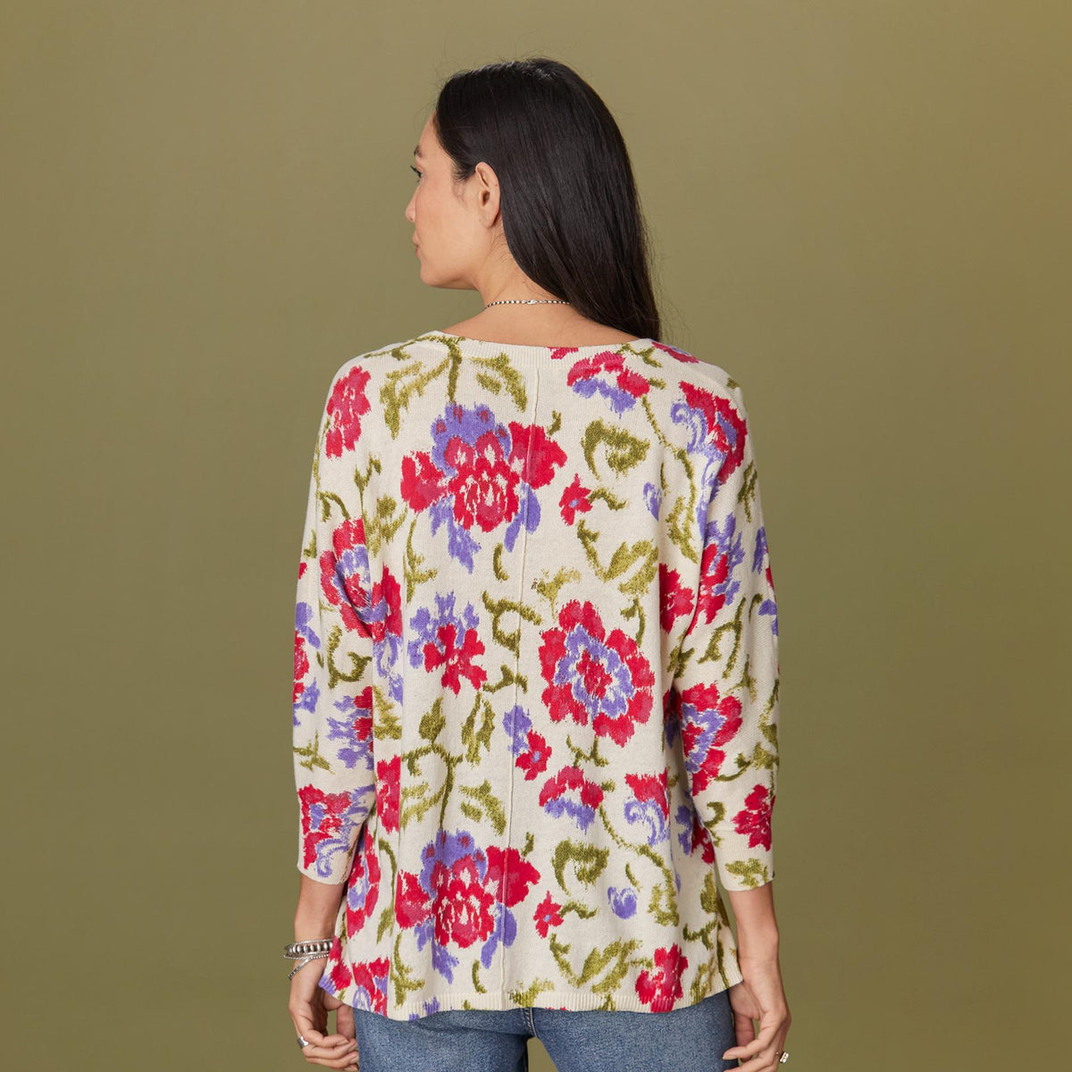 Floral Johanna Sweater. Petite