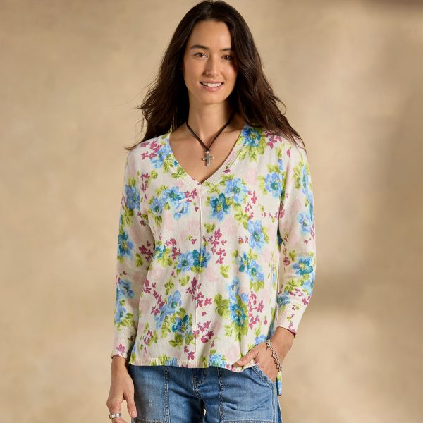 Floral Johanna Sweater. Petite
