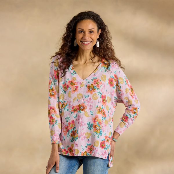 Floral Johanna Sweater. Petite
