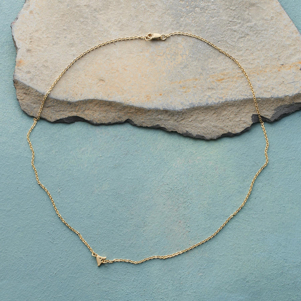 Initial Spark Necklace