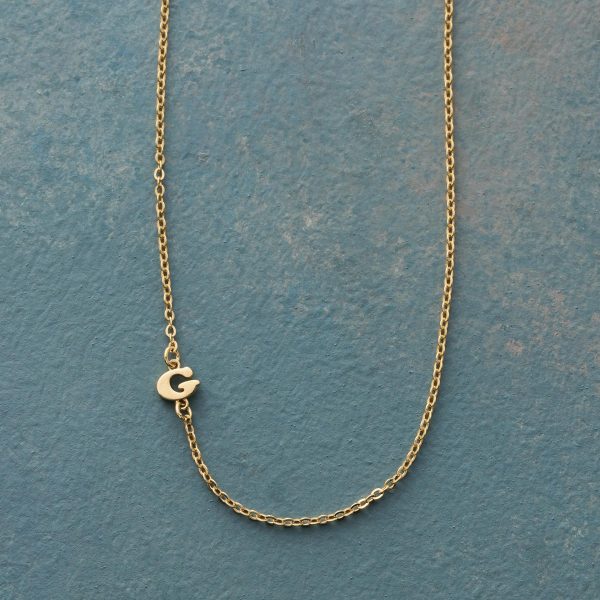 Initial Spark Necklace