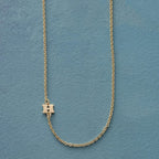 Initial Spark Necklace