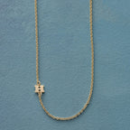 Initial Spark Necklace