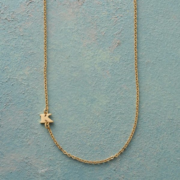 Initial Spark Necklace