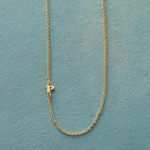 Initial Spark Necklace