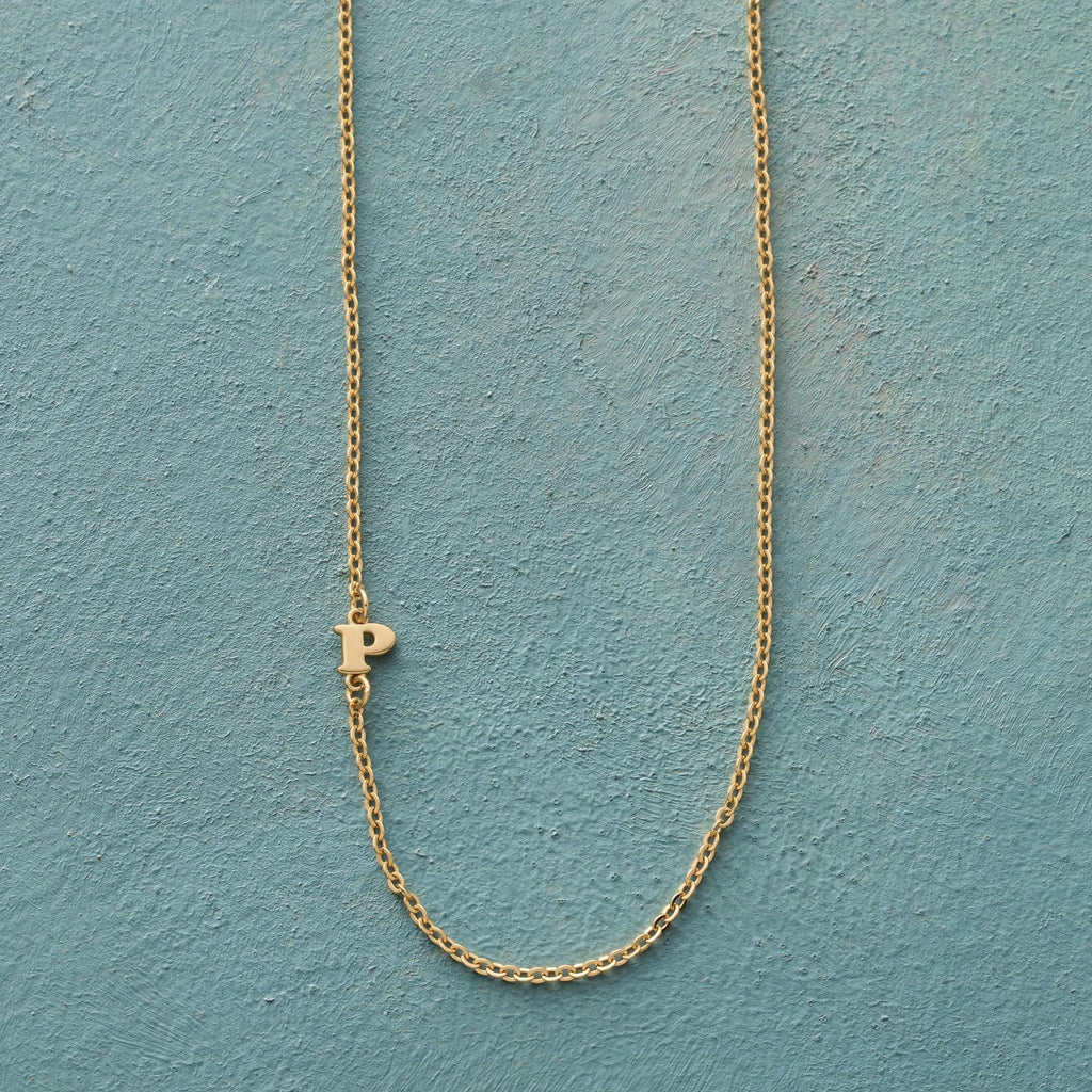 Initial Spark Necklace