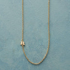 Initial Spark Necklace