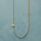 Initial Spark Necklace
