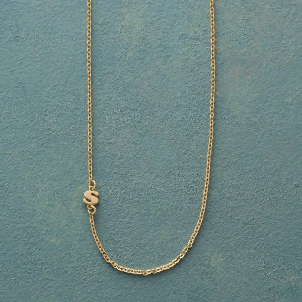 Initial Spark Necklace